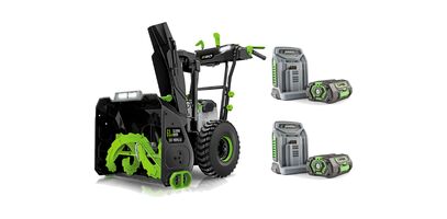 Akuga lumefrees EGO SNT2400E, kaheastmeline (akud ja laadija komplektis!)