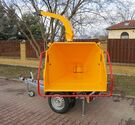 Puiduhakkur LASKI LS 160PB (mootor Kohler ECH 749) piduritega