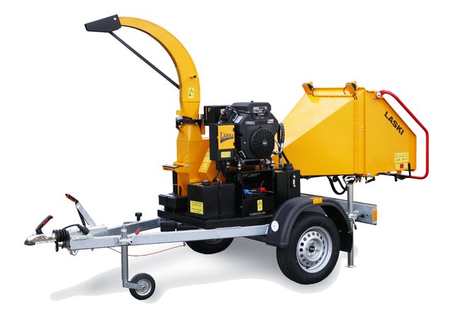 Puiduhakkur LASKI LS 100/27 CB (mootor Kohler CH740), pidurid