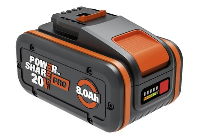 Aku 20V / 8,0Ah. Li-ioon. WORX WA3648