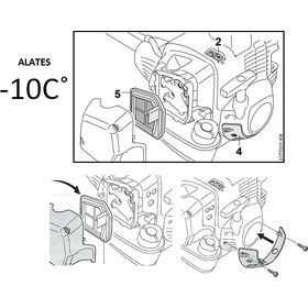 Talvekomplekt FS490,560 (tuisklumekate, Õhufilter, alates -10C )