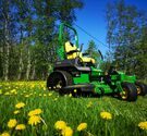 0-pöörderaadiusega murutraktor Z740R, John Deere 54"