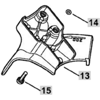 Saekettakaitse komplekt 200mm FS91,131,235,240,FS-KM,FSA130,135