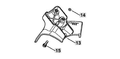 Saekettakaitse komplekt 200mm FS91,131,235,240,FS-KM,FSA130,135