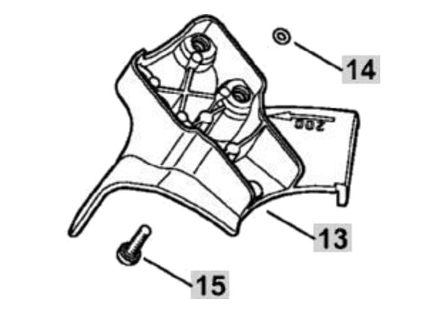 Saekettakaitse komplekt 200mm FS91,131,235,240,FS-KM,FSA130,135