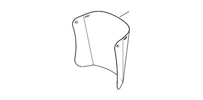 Vahetusvisiir STIHL kaitsevisiirile poly