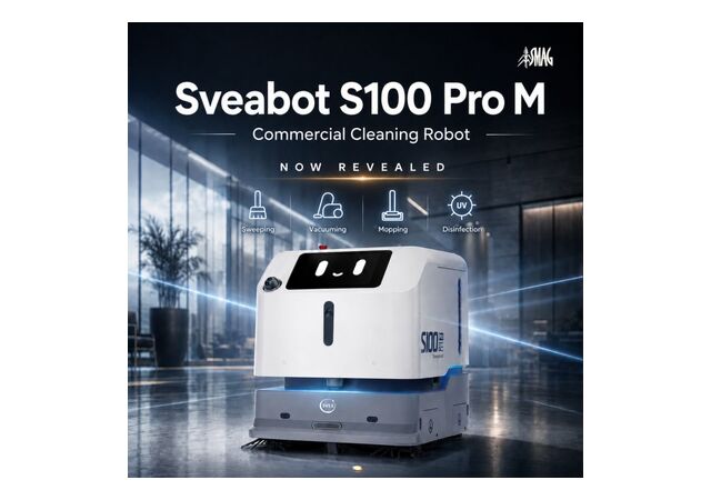 Siseruumide puhastusrobot Sveaverken S100 Pro M