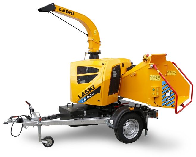 Powerful chipper on BATTERY LS 160 AB